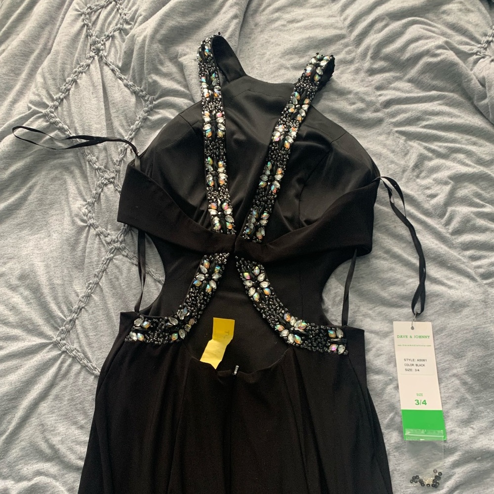 Black formal gown